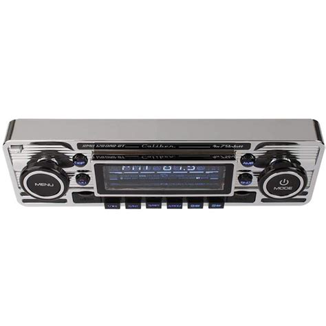 Caliber Retro Car Stereo Chrome Dab Radio Bluetooth Sd Usb Aux