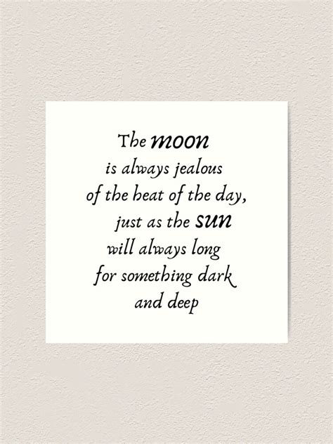 Best ★practical quotes★ at quotes.as. "Practical Magic Quote Sally Owens Moon" Art Print by NillyNooDesigns | Redbubble
