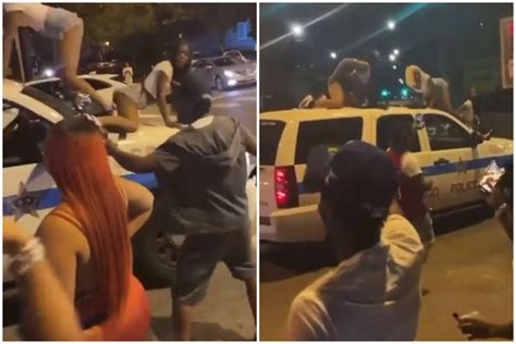 Police Probe Viral Video Of Women Twerking On Suv Cruiser
