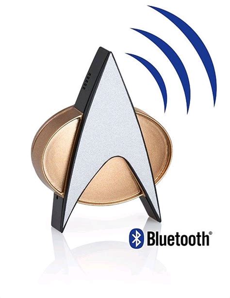 Star Trek The Next Generation Communicator Badge Bluetooth Prop