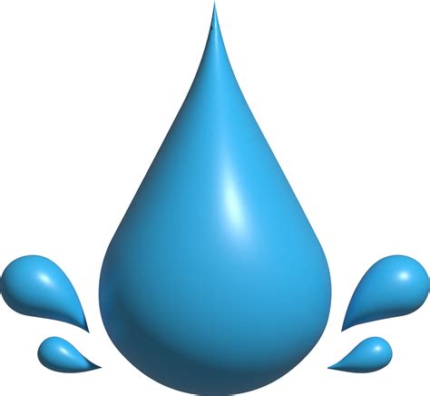 Water Drop Icon 3d 17339034 Png