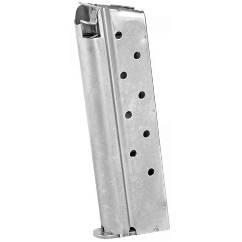 Colt 1911 9mm 9 Round Stainless Government Commander Magazine