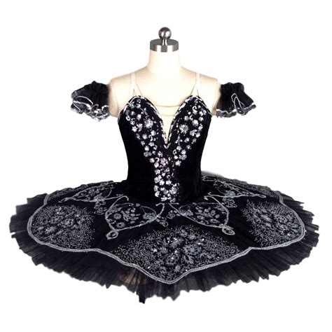 Black Glitter Ballet Tutu Twirling Ballerinas Black Swan Tutu