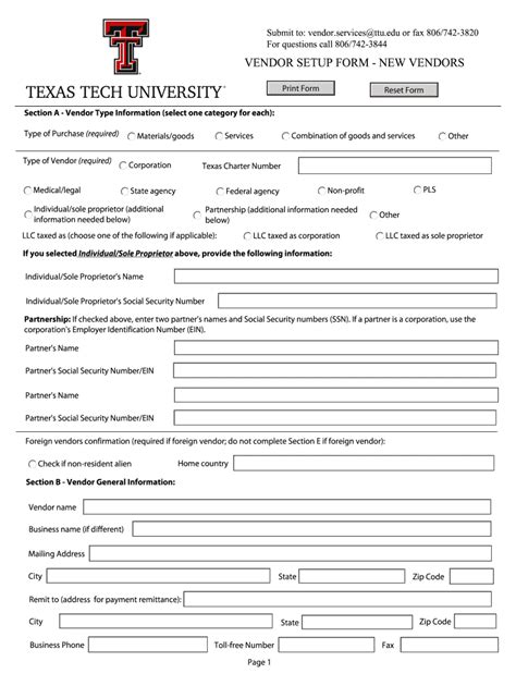 New Vendor Setup Form Fill And Sign Printable Template Online Us