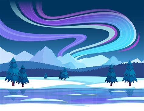 Free Northern Lights Vectors 300 Images In Ai Eps Format