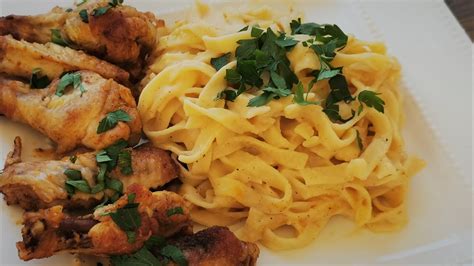 You Have To Try The Tagliatelle With Cheese Sauce And Delicious Chicken