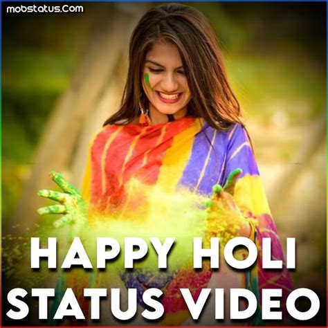 Happy Holi Status Video Download Full Screen Hd