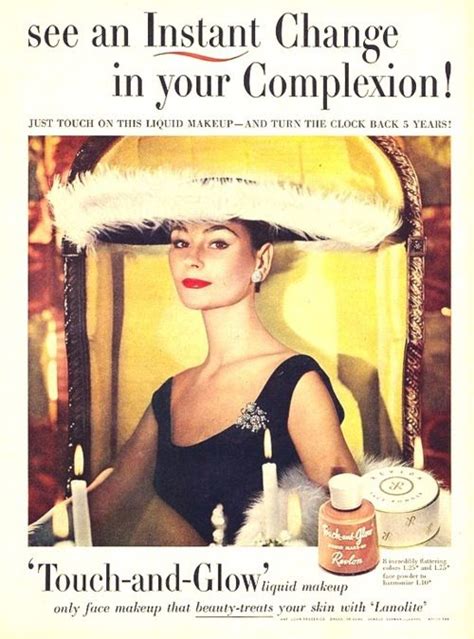 The Nifty Fifties — Revlon ‘touch And Glow Liquid Makeup Vintage