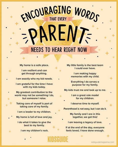 Encouraging Words Every Parent Needs To Hear Right Now Kidsguide