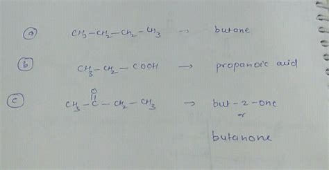 Write The Iupac Names Of The Following Structural Formulae A Ch