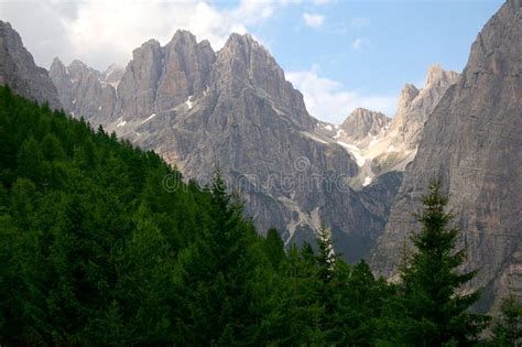 Mountain Brenta Dolomites Italy Stock Image Image Of Range Fell