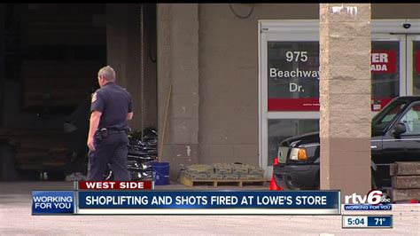 Shoplifting And Shots Fired At Lowes Store Youtube