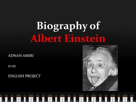 Ppt Biography Of Albert Einstein Powerpoint Presentation Free