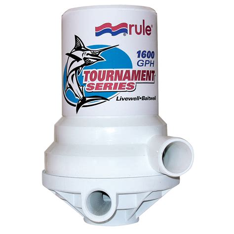 Rule Tournament Series Gph Livewell Pump Dual Port