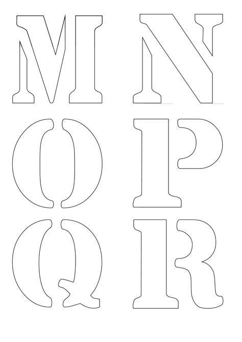 Block letters printable stencils major magdalene project org, template of letters alphabet free printable templates letter, applique letter templates free google search printable free alphabet templates alphabet templates. Letter Stencils. - Free Craft Downloads