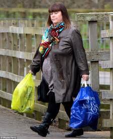 Dawn French Is Laden With Shopping Bags As She Stocks Up On Treats In