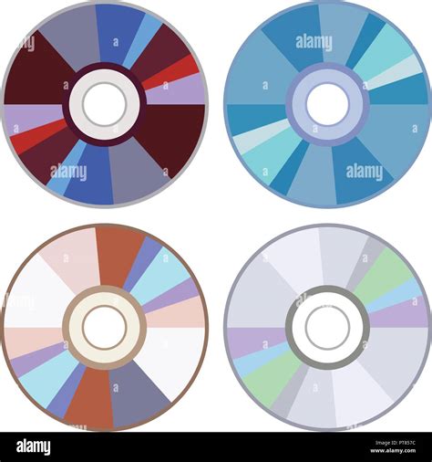 Cd Dvd Disks Discs Stock Vector Images Alamy