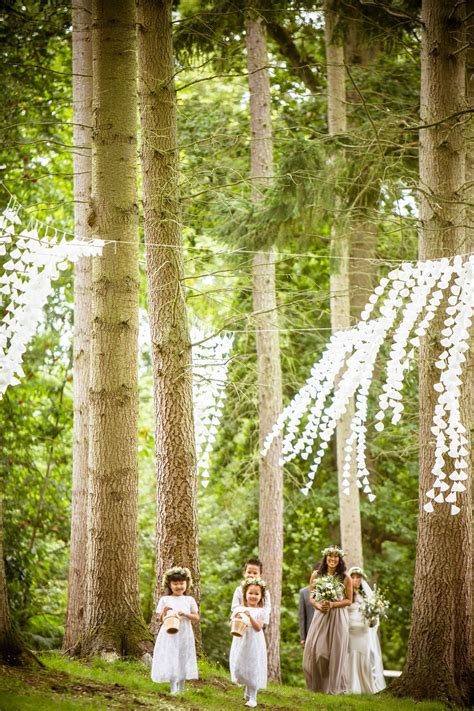 Festival Brides Love Wasing Woodland And Secret Walled Garden Outdoor