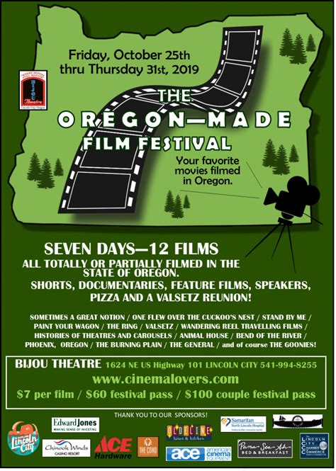 Oregon Made Film Festival Oregon Coast Council For The Arts
