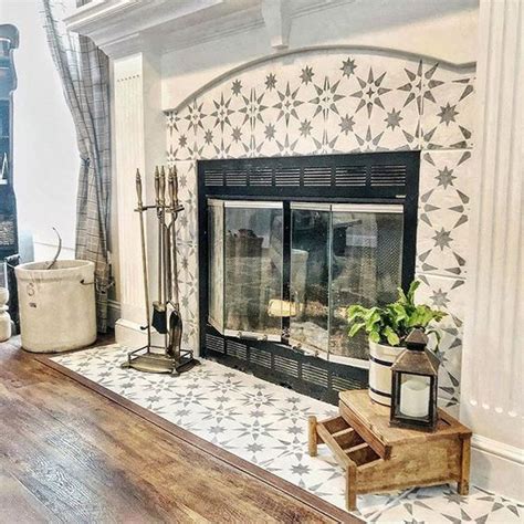 25 Tiled Fireplaces To Accent Your Living Room Digsdigs