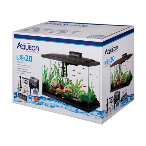 20 Gallon High Led Beginner Aquarium Kit 24 X 13 X 17 Aqueon
