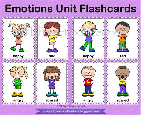 Eslefl Preschool Teachers Emotions Theme For Kindergarten Holistic