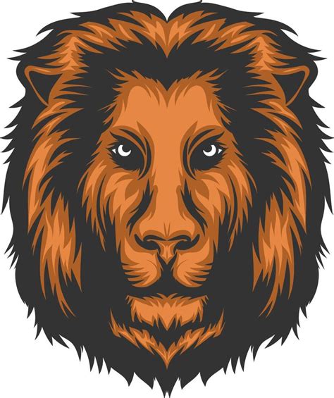 Lion Head Logo Template 13797499 Vector Art At Vecteezy