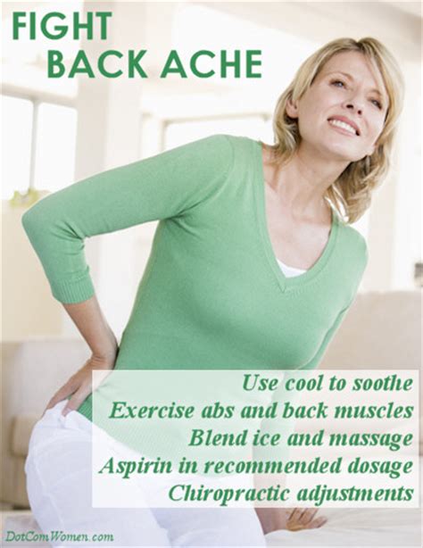 Find Some Relief For Your Aching Back Dot Com Women