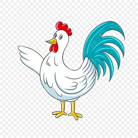 Gambar Clipart Ayam Jantan Yang Berwarna Warni Kuning Ayam Clip Art