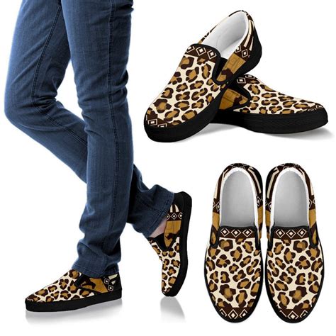 zebra leopard skin safari women slip on shoes jorjune