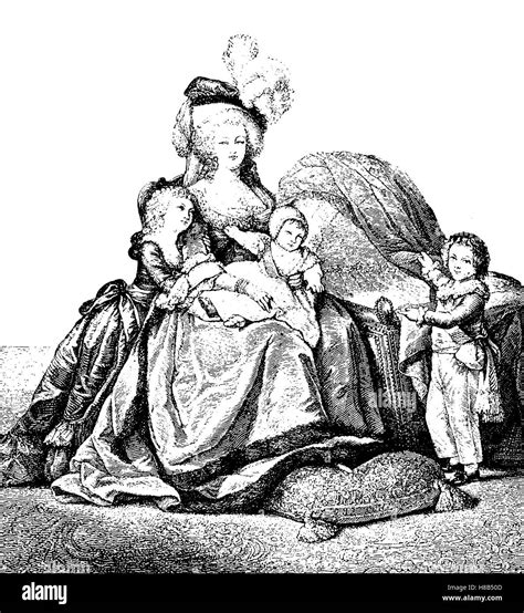 Marie Antoinette Y Sus Hijos Imágenes De Stock En Blanco Y Negro Alamy