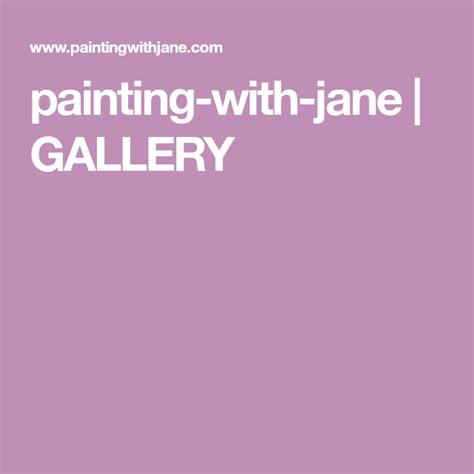 Painting With Jane Gallery With Images Acrylic Painting Lessons
