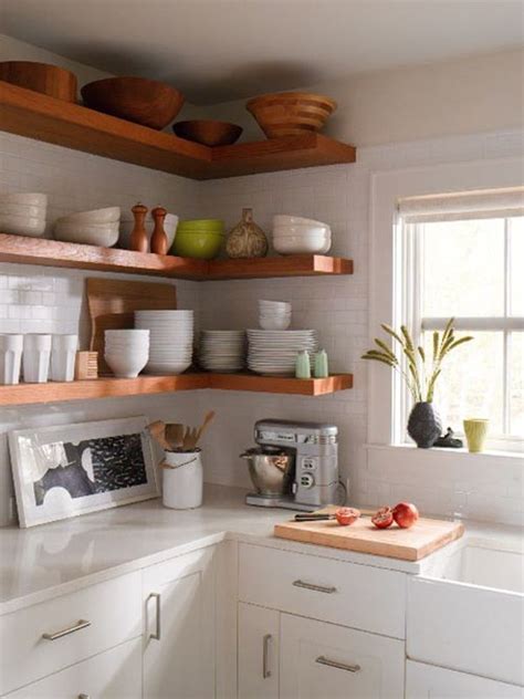 Give plain kitchen cabinets a new look by converting them to open shelving. Tips for Stylishly Stocking that Open Kitchen Shelving