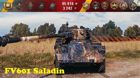 Fv601 Saladin World Of Tanks Uz Gaming Youtube