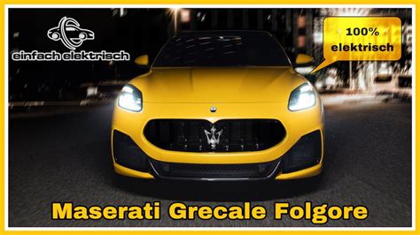 Maserati Grecale Folgore Elektro Suv Mit Kwh Akku Nm Drehmoment Power Youtube