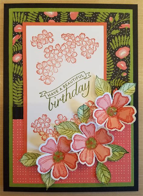 2019 068 Su Bday Blossoms And Pretty Petals Birthday Cards Petals