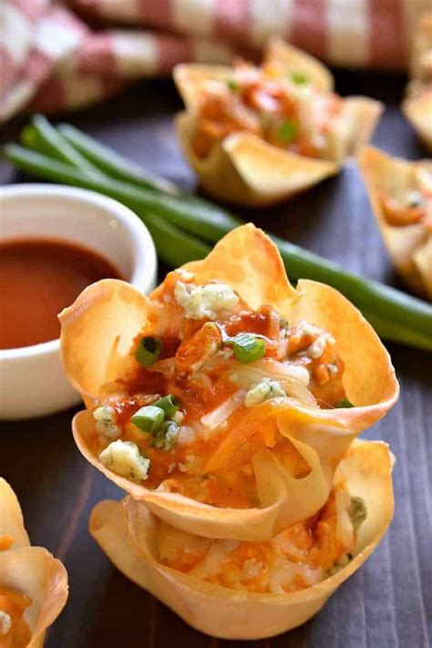 Buffalo Chicken Wonton Cups Lemon Tree Dwelling