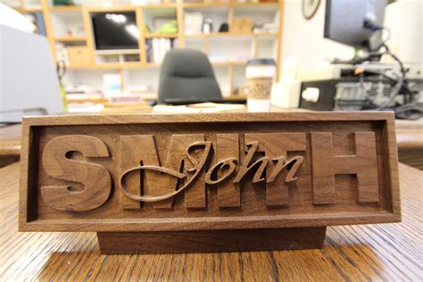 It is a great gift ideas! Personalized Desk Name Plate
