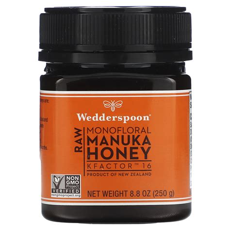 Wedderspoon Raw Monofloral Manuka Honey Kfactor Oz G