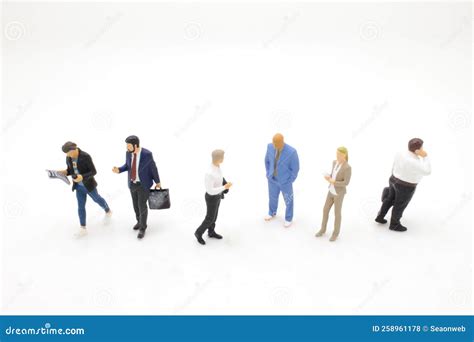Group Of The Small Business Figure Stock Photo Image Of Figure Suit