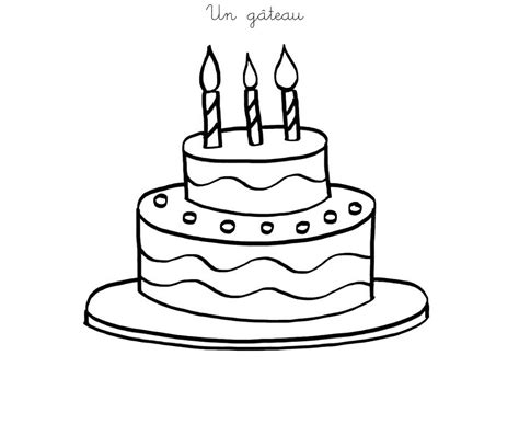 Gateau D'anniversaire Coloriage Inspirational Coloriage Gateau