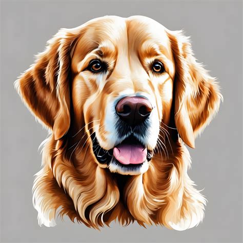 Dog Golden Retriever Illustration Free Stock Photo Public Domain Pictures