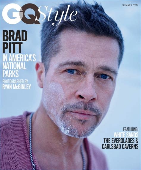 Brad Pitt Gq Style 2017 Cover Photo Shoot