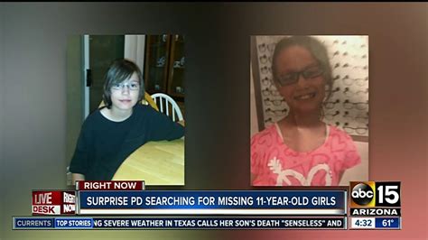 Surprise Police Looking For Two Missing Girls Youtube