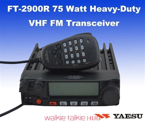 Yaesu Ft 2900re Vhf 136 174mhz Mobile Radio Station
