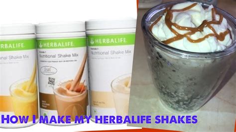 How To Make Herbalife Meal Replacement Shakes Youtube