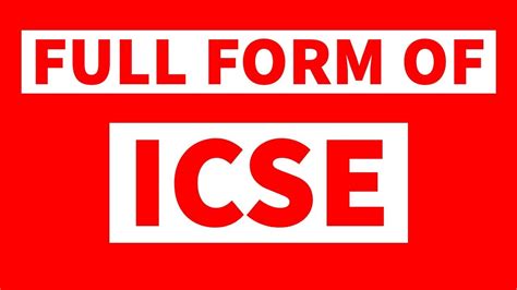 As mentioned above, icse is the class we hope this detailed article on icse full form helps you. Full Form of ICSE | ICSE ka full form kya hai | Free Learn ...