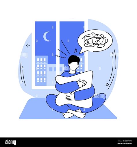 Sleep Disturbances Abstract Concept Vector Illustration Stock Vector