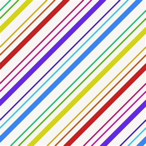 Seamless Colorful Diagonal Stripes Pattern Vector Vector Art At