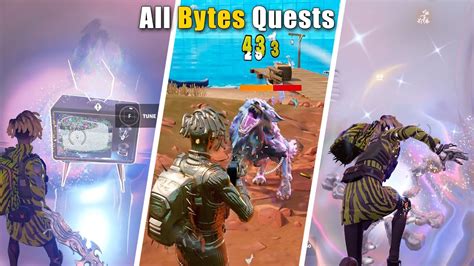 complete bytes quests guide fortnite chapter 3 season 4 youtube